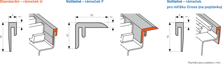 Optimal rámečky